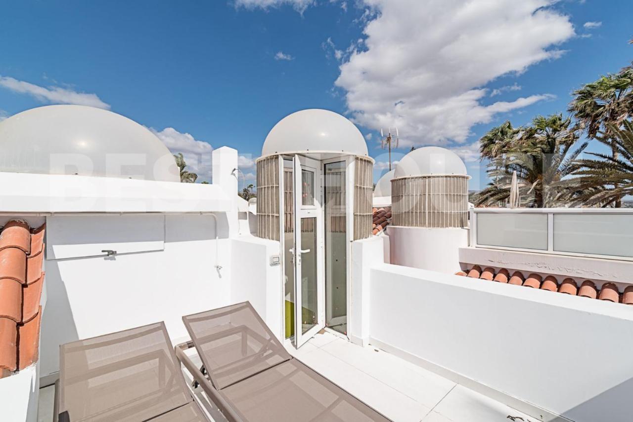 Stunning Bungalow At The Sand Dunes Of Maspalomas 플라야 델 잉글스 외부 사진