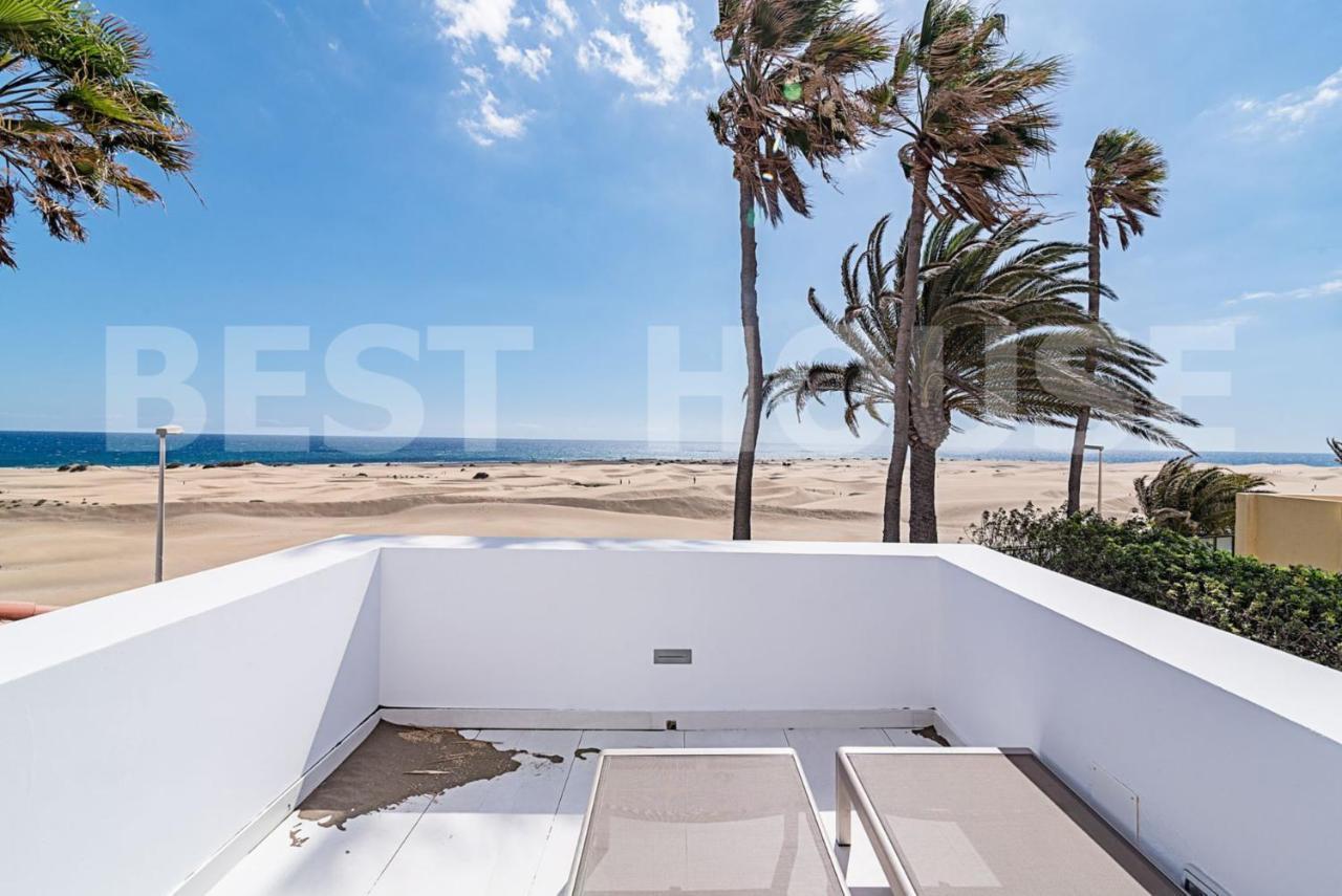 Stunning Bungalow At The Sand Dunes Of Maspalomas 플라야 델 잉글스 외부 사진
